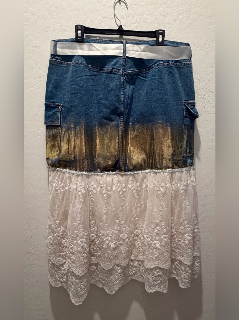 Upcycled Forever 21 Size 2X Waist 19” - Picture 4 of 6